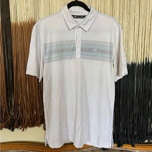 White Travis Mathew polo